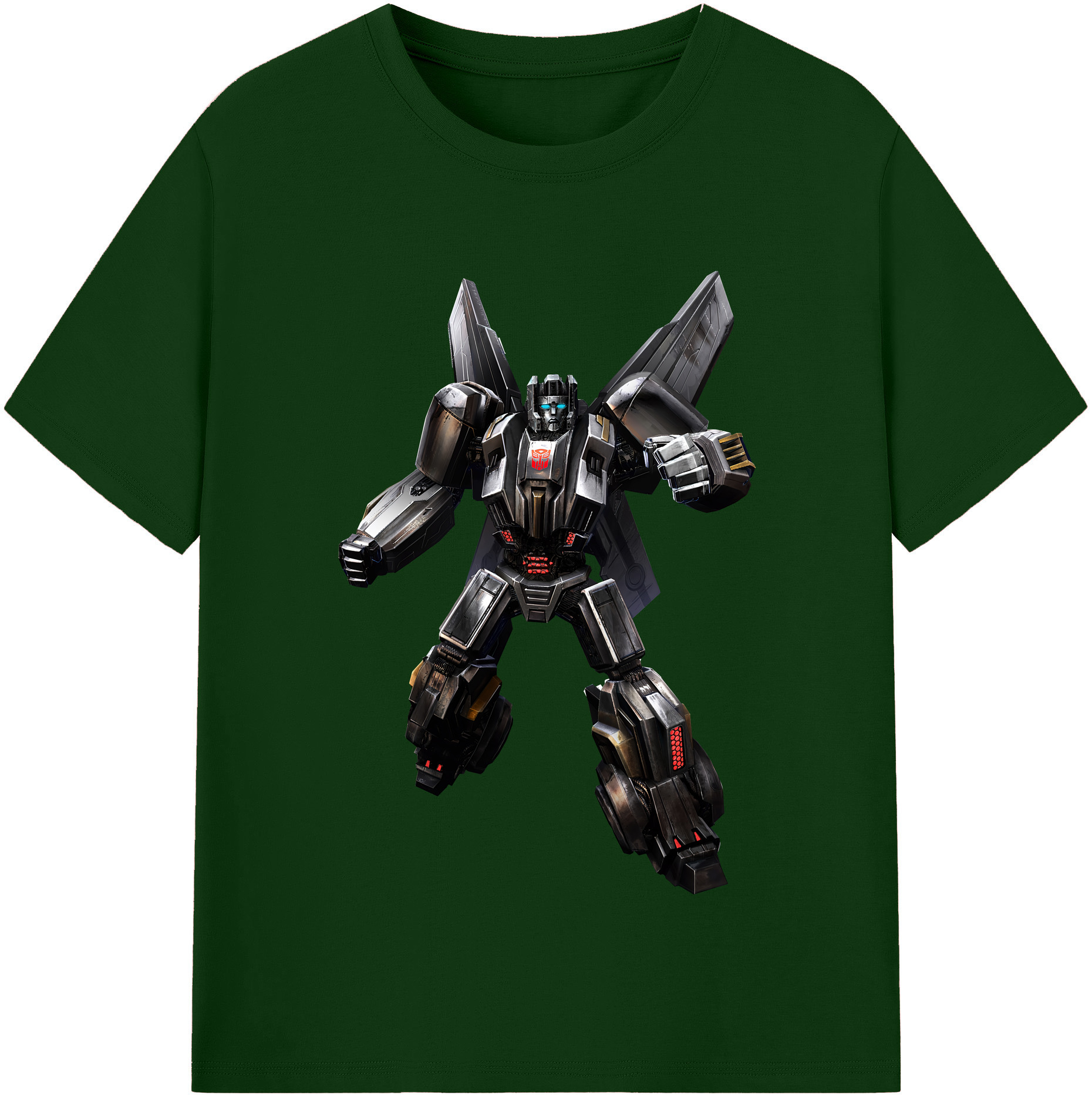 （画像用） Transformers トランスフォーマー 綿100％半袖Tシャツ（フロントプリント）